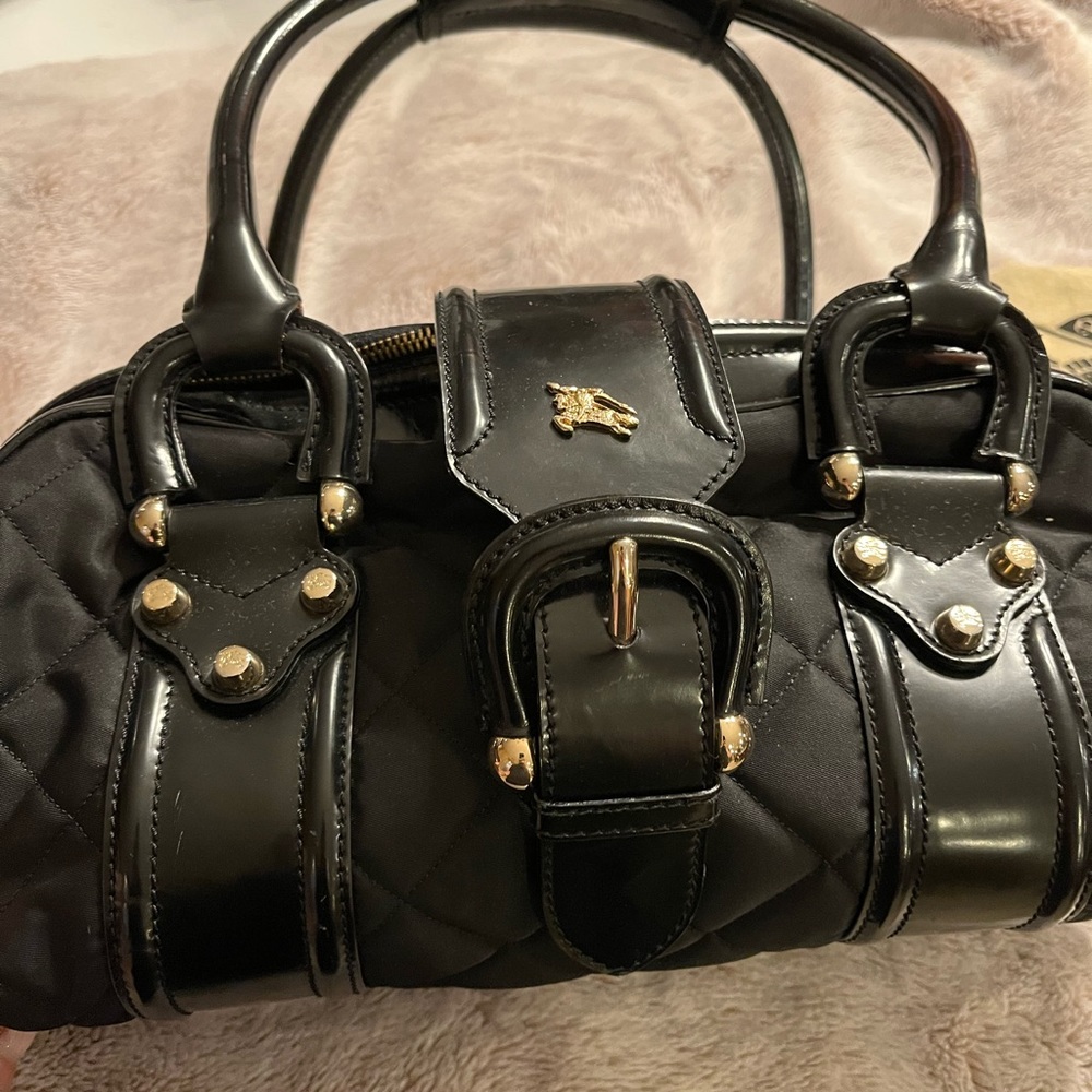 Burberry black handbag